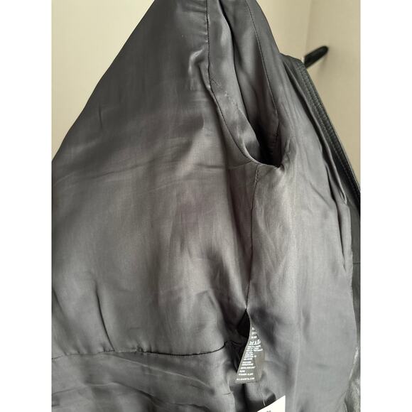 B61 ALLSAINTS Martell Biker Leather Jacket Womens 8 Grunge Chic Goth Rock Punk - Picture 10 of 12